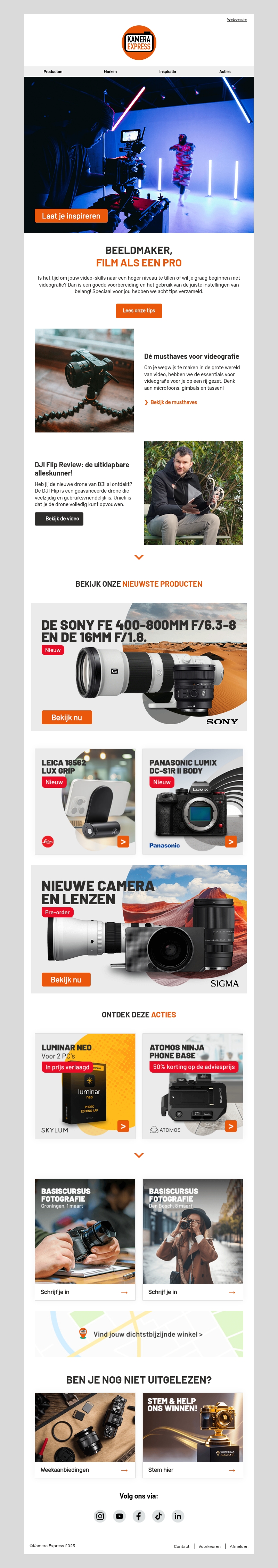 Til jouw video's naar een hoger niveau met onze tips Til jouw video's naar een hoger niveau met onze tips