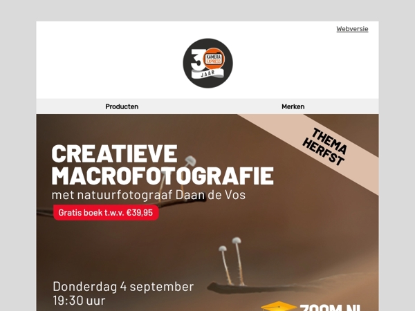 Persoonlijke uitnodiging voor Zoom Academy LIVE – Ontdek de magie van creatieve macrofotografie. Gratis aanmelden!