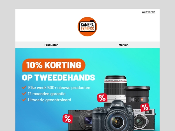 Pak jouw tweedehands deal met 10% extra voordeel