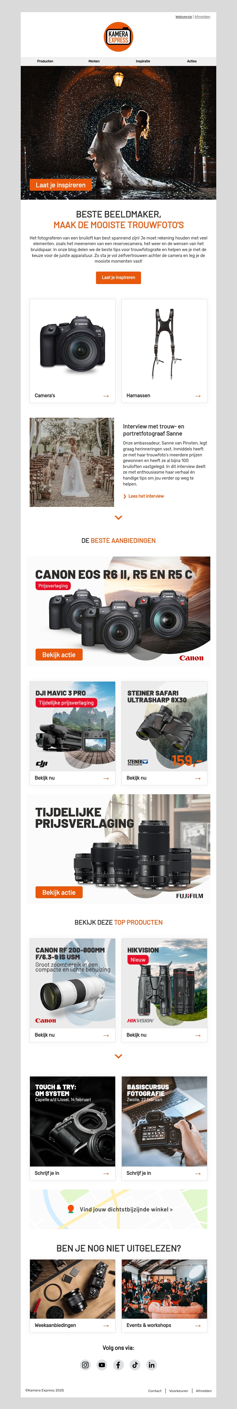 Met onze tips maak je de mooiste trouwfoto's Met onze tips maak je de mooiste trouwfoto's