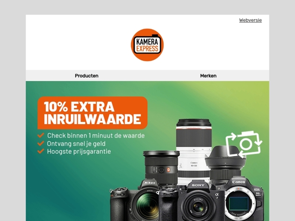 Grijp je voordeel: 10% extra inruilwaarde + scherpe merkdeals