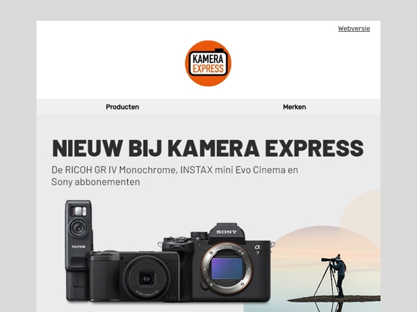 Nieuw bij Kamera Express
