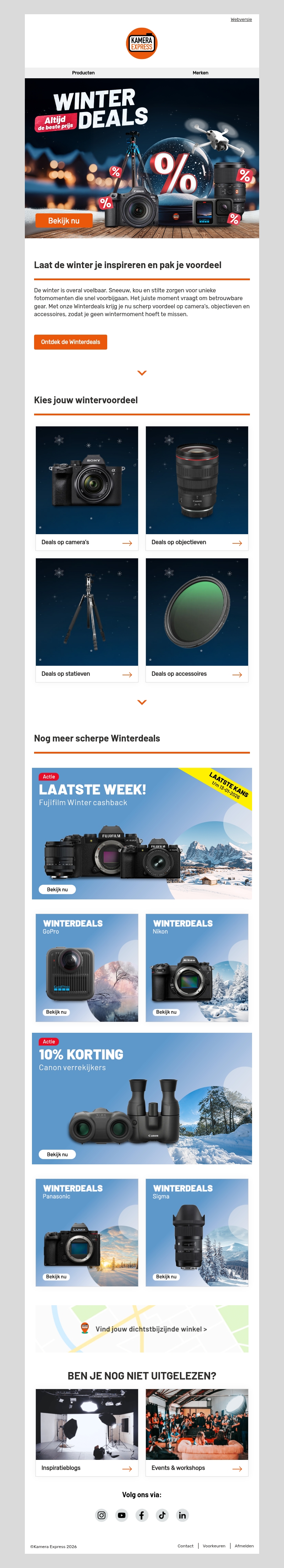 Laat de winter je inspireren Laat de winter je inspireren