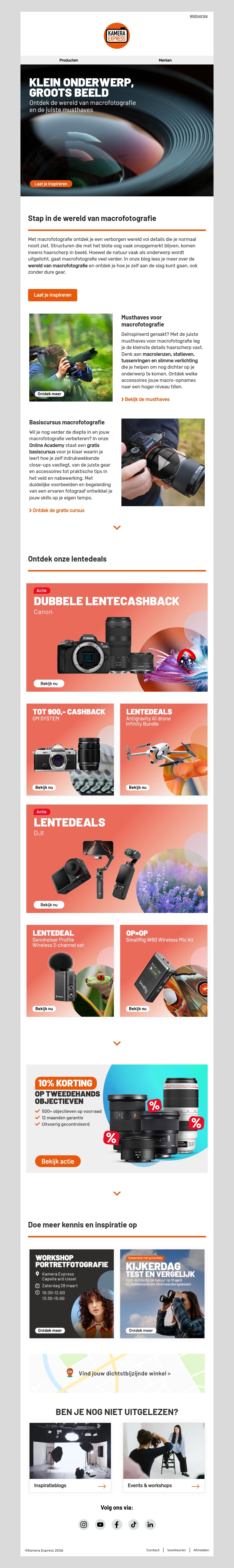 Beste beeldmaker, er staan nieuwe acties voor je klaar Beste beeldmaker, er staan nieuwe acties voor je klaar