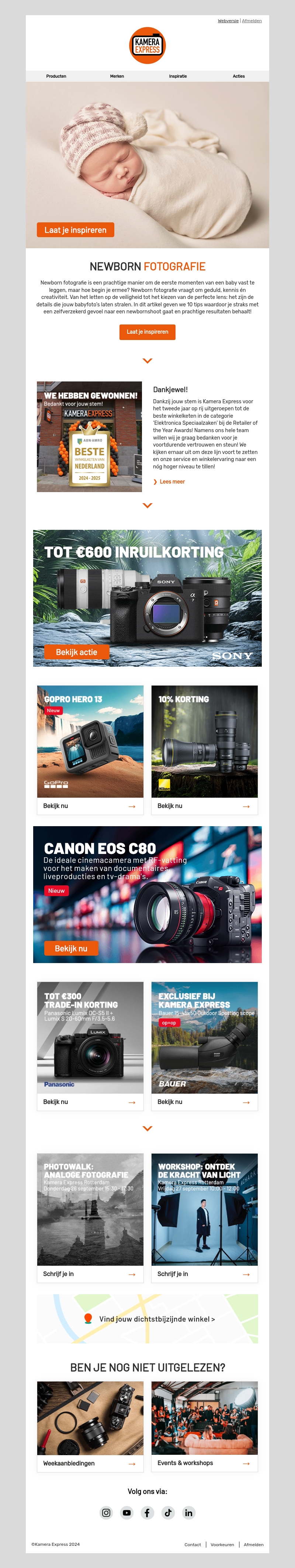 Met deze 10 tips begin jij zelfverzekerd met newborn fotografie Met deze 10 tips begin jij zelfverzekerd met newborn fotografie