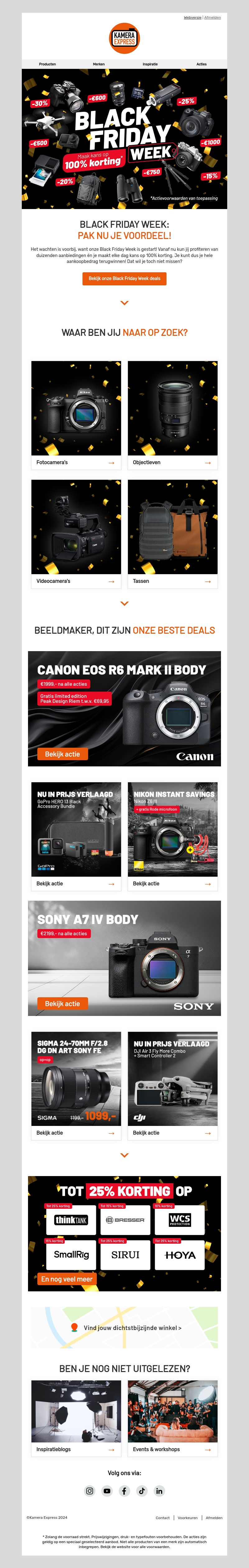 Onze Black Friday Week is gestart! Onze Black Friday Week is gestart!