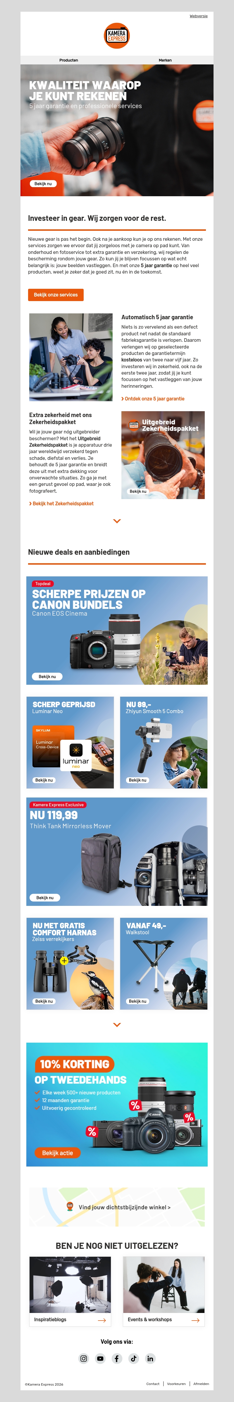 Jouw gear verdient meer dan 2 jaar garantie Jouw gear verdient meer dan 2 jaar garantie