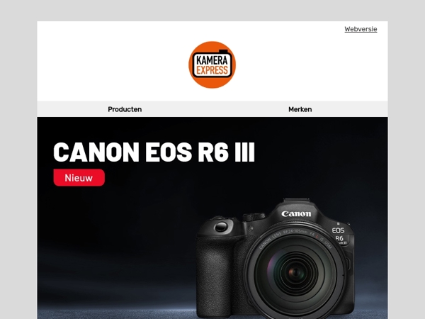 Nieuw van Canon: EOS R6 III, RF 45mm & tot €900 cashback