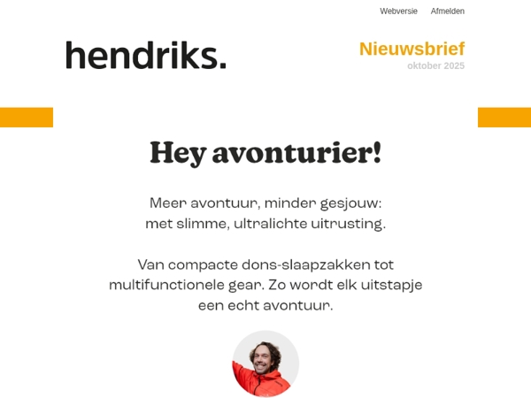 Hey avonturier!🏕️