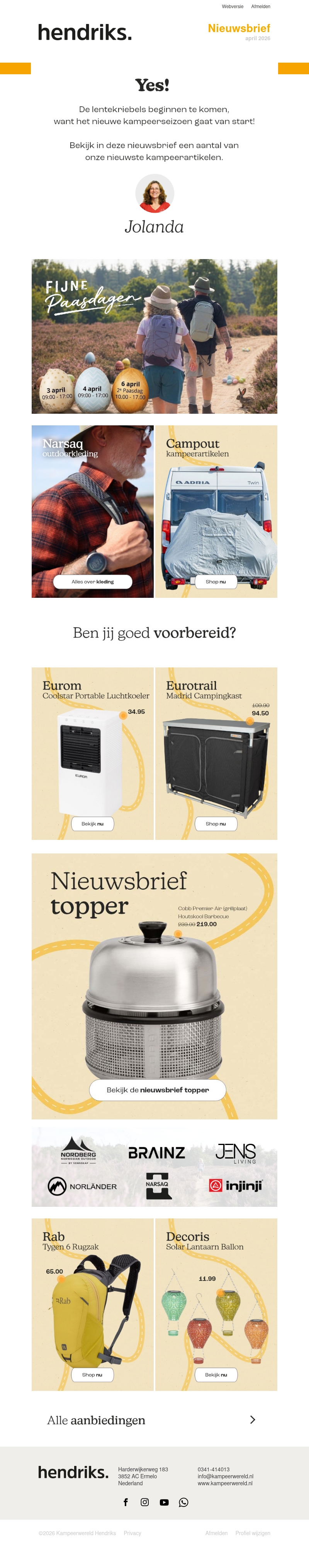 Paasweekend! 🏕️☀️ Paasweekend! 🏕️☀️