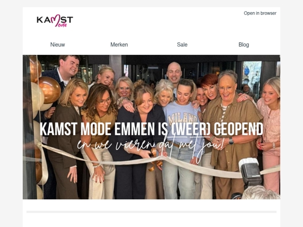 De vernieuwde winkel in Emmen is feestlijk geopend & we vieren dat met jou!