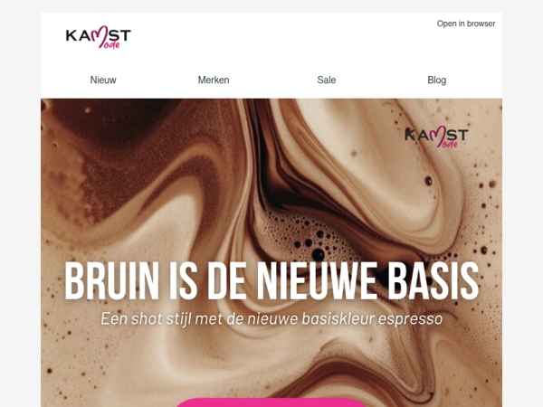 Bruin is de nieuwe basis: ontdek de nieuwe collectie