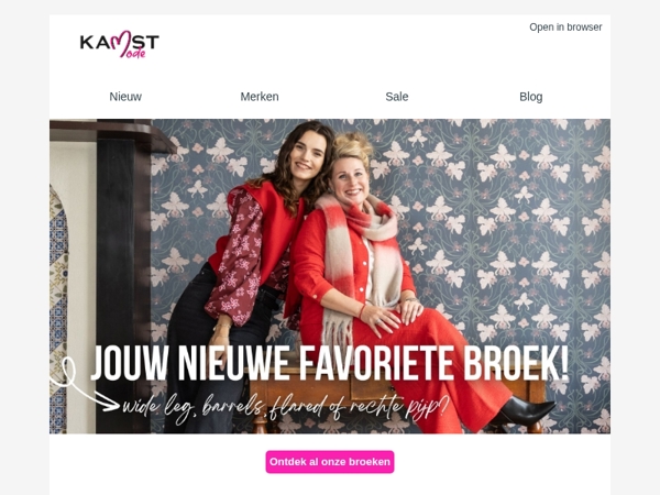 Jouw nieuwe favoriete broek bij Kamst Mode!