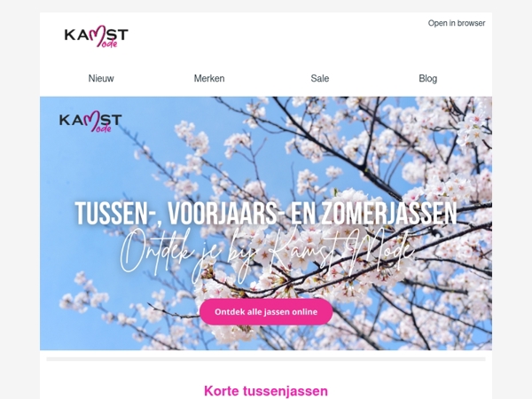 Tussen-, voorjaars- en zomerjassen: ze komen eraan!