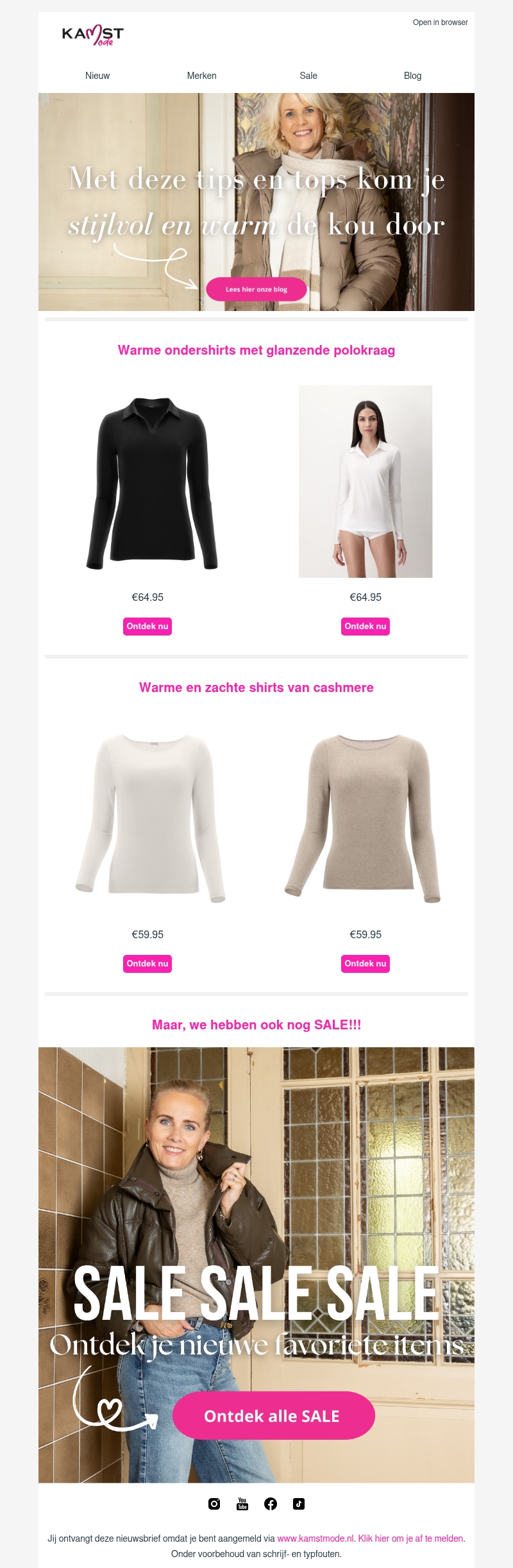 Draag je favoriete items óók in de winter! Draag je favoriete items óók in de winter!