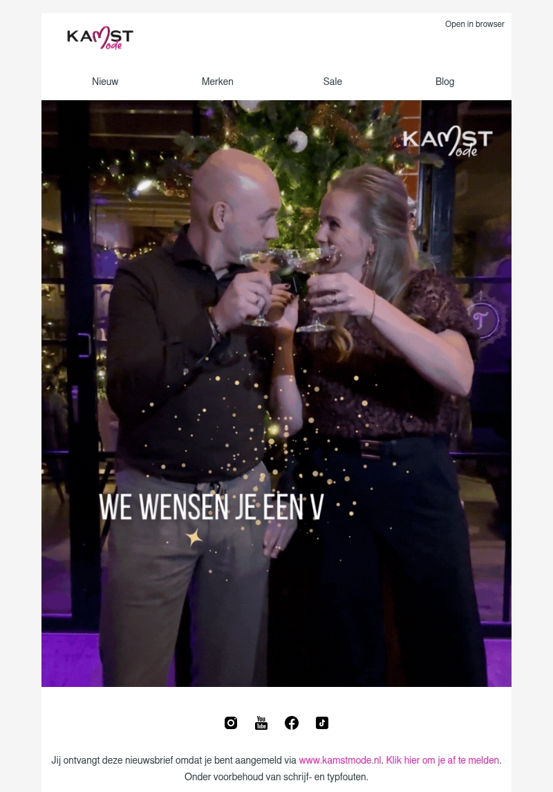 Gelukkig nieuwjaar namens Team Kamst Mode! Gelukkig nieuwjaar namens Team Kamst Mode!