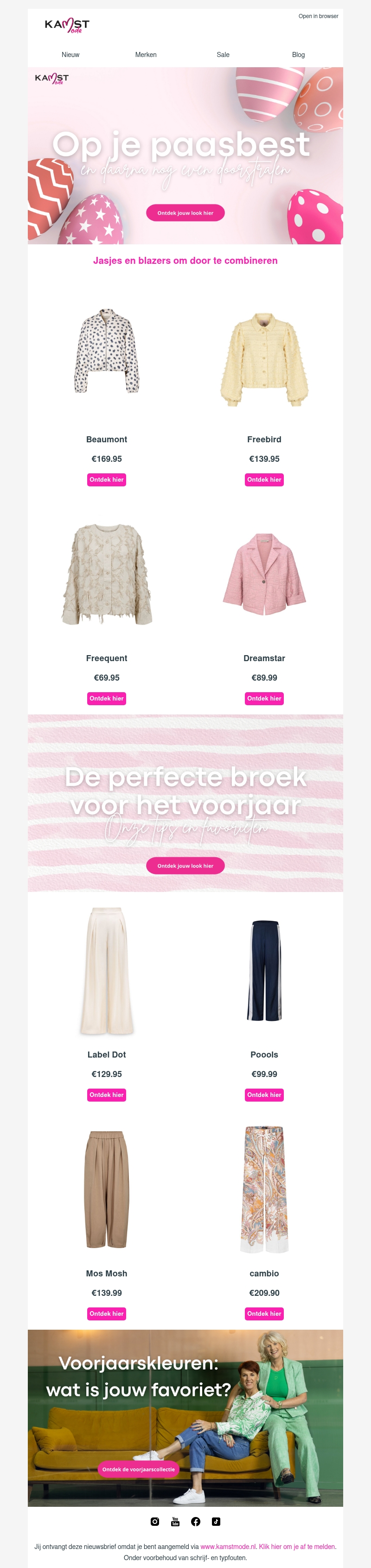 Op je paasbest en daarna! Op je paasbest en daarna!