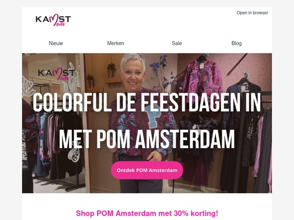 Shop POM Amsterdam nu met 30% korting