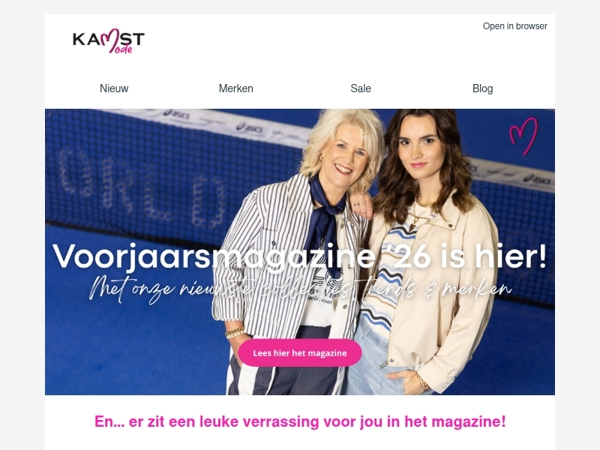 Voorjaarsmagazine Kamst Mode is hier!