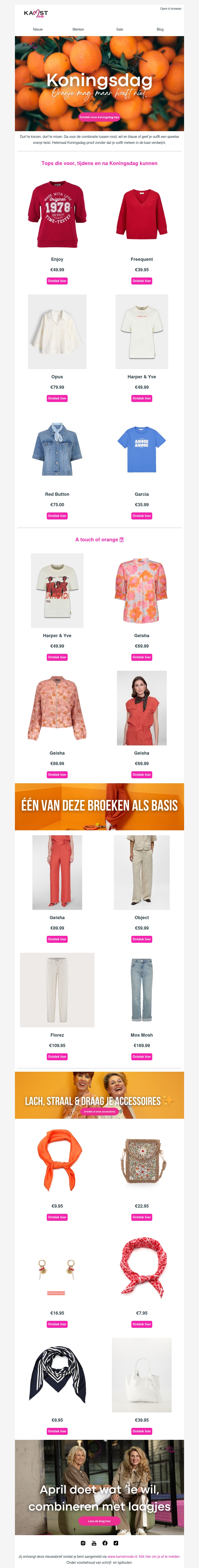 Oranje mag, maar hoeft niet. Oranje mag, maar hoeft niet.