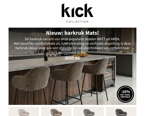 Megan hier, met een nieuwe Barkruk! 😍