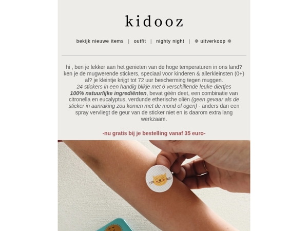 Bestel nu en ontvang gratis muggenstickers – actie verlengd! 🦟