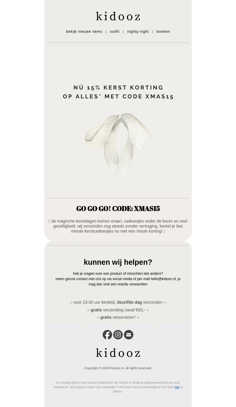 nú 15% KERST KORTING op alles* ☃️ nú 15% KERST KORTING op alles* ☃️