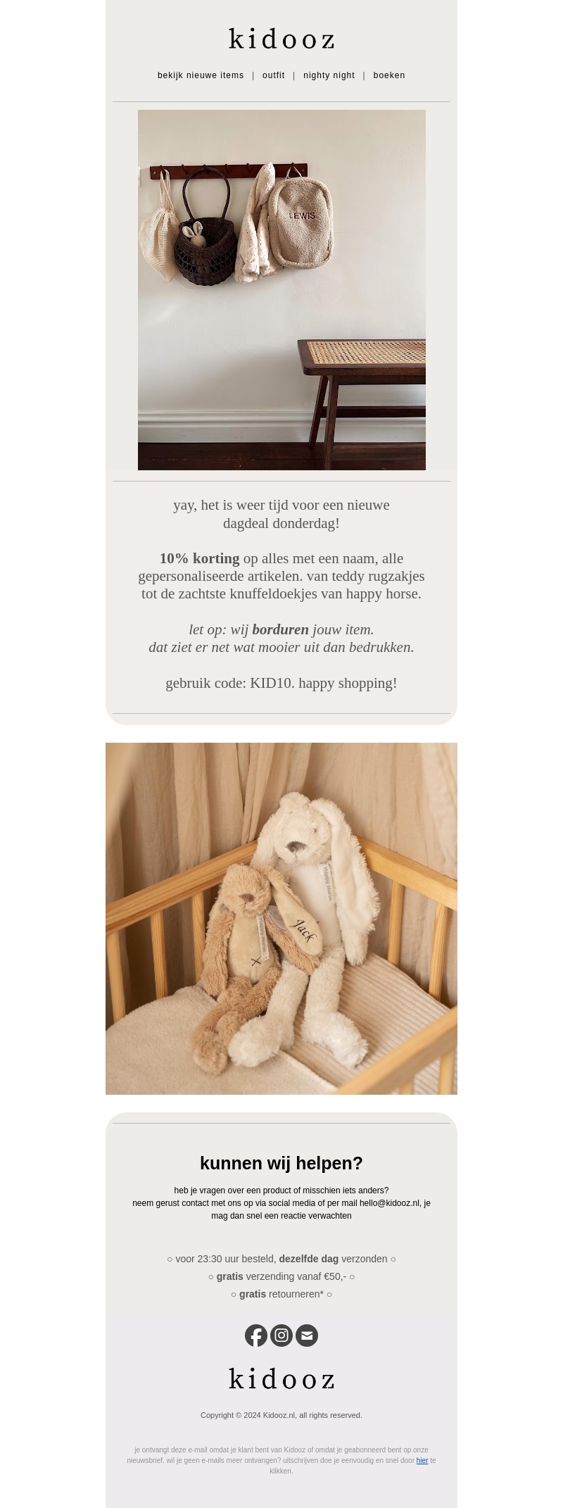 Dagdeal donderdag: 10% korting op alles MET NAAM! 🤩✨️ Dagdeal donderdag: 10% korting op alles MET NAAM! 🤩✨️