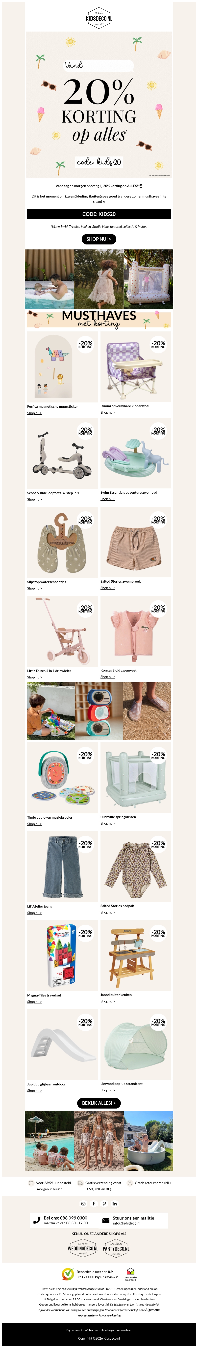 Psst.. 20% korting op ALLES! π± Psst.. 20% korting op ALLES! π±