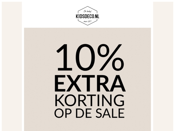 LAATSTE KANS // 10% EXTRA korting op de SALE! 🤩