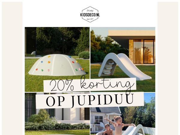 20% KORTING op Jupiduu! 🎁