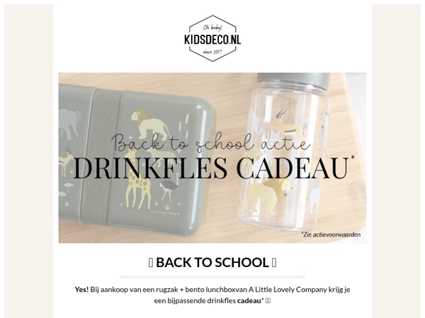 Cadeautje bij je back to school aankoop! 🎒