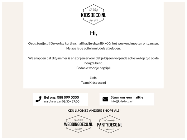 Oeps… deze had je eerder moeten krijgen 🙈