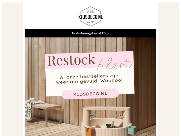Back in stock: onze bestsellers zijn er weer! 🤩