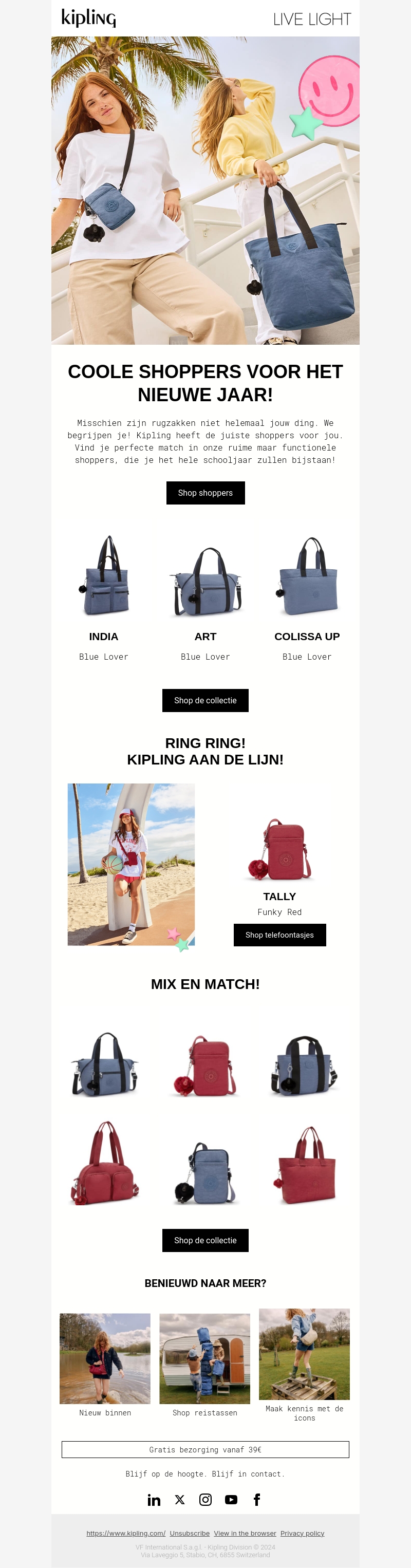 Te cool voor rugzakken? Probeer eens een shopper. Te cool voor rugzakken? Probeer eens een shopper.