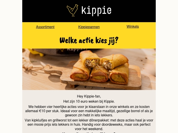 De 10 euro weken bij Kippie