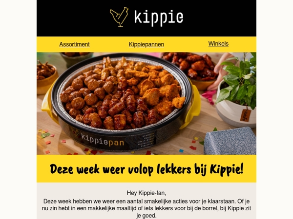 Deze week weer volop lekkers bij Kippie!