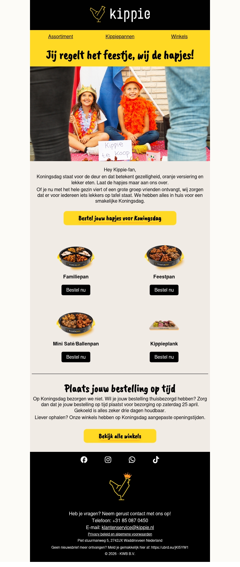 Vier Koningsdag met de lekkerste hapjes! 👑 Vier Koningsdag met de lekkerste hapjes! 👑
