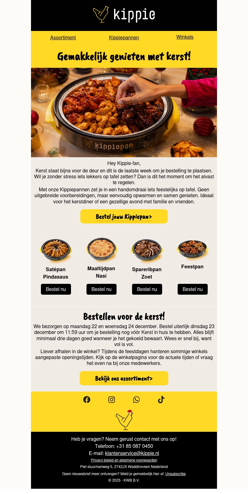 Laatste week om te bestellen voor kerst! Laatste week om te bestellen voor kerst!