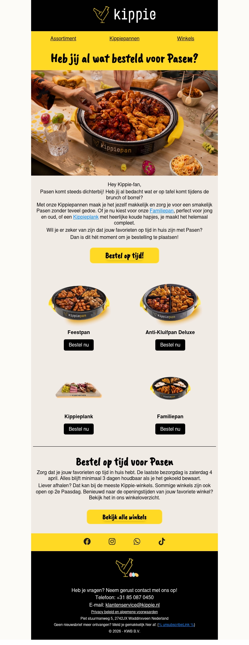 Heb jij al besteld voor Pasen? 🐣 Heb jij al besteld voor Pasen? 🐣