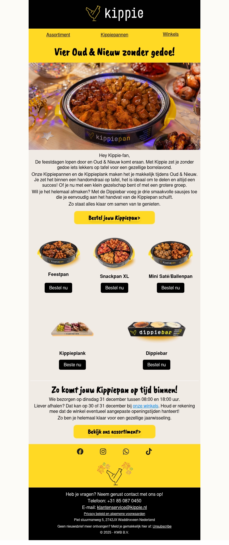 Regel je Oud & Nieuw hapjes op tijd π₯ Regel je Oud & Nieuw hapjes op tijd π₯