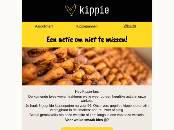 Deze actie wil je niet missen! 🍗