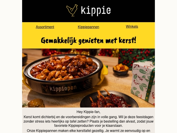 Maak je kerstdiner makkelijk met onze Kippiepannen🎄