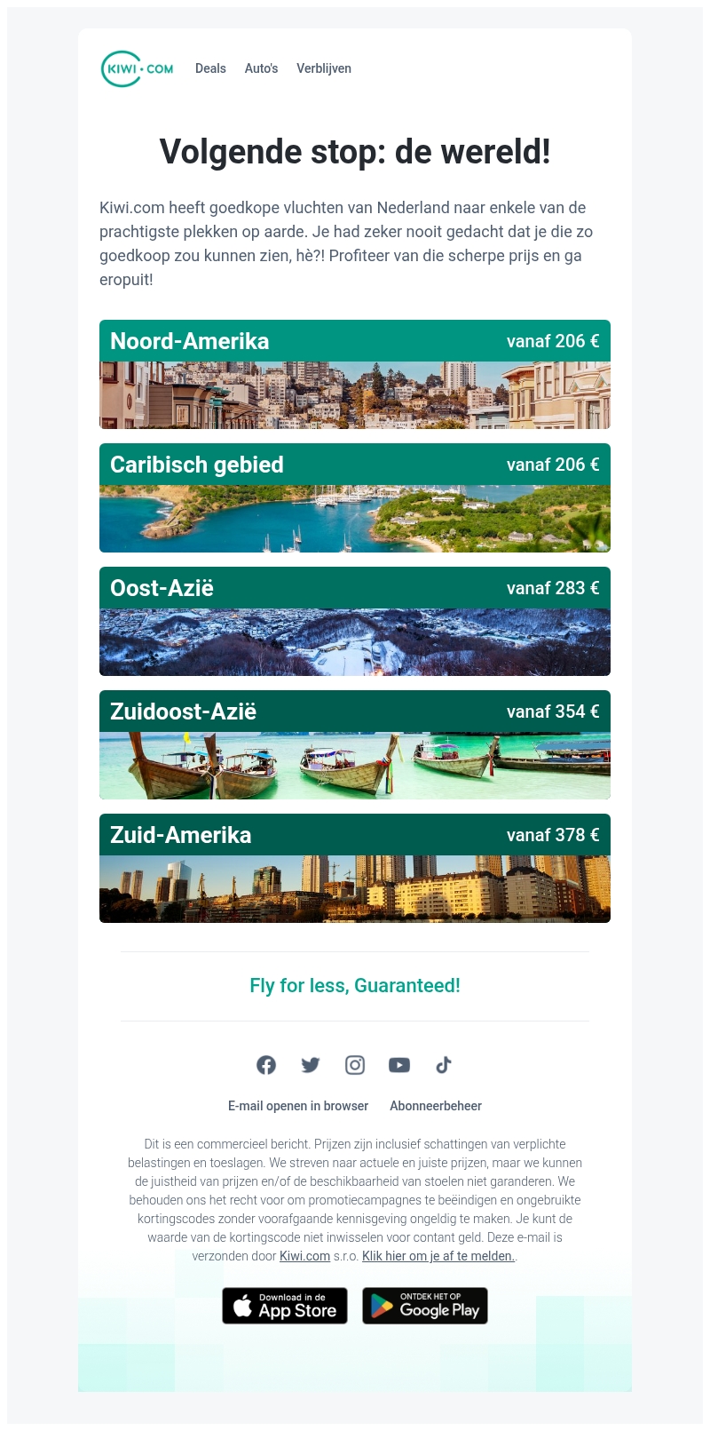 Vluchten voor 206 € naar Noord-Amerika?! Ja, echt waar Vluchten voor 206 € naar Noord-Amerika?! Ja, echt waar