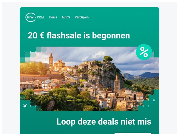 We hebben nu vluchten voor 20 €! ✈️