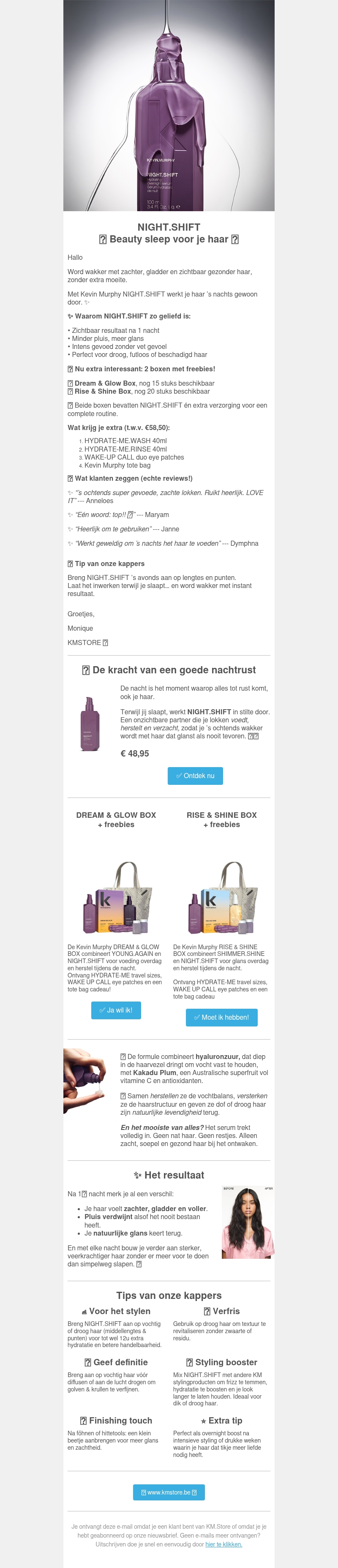 Nieuw van Kevin Murphy: NIGHT.SHIFT π€π€π€ Nieuw van Kevin Murphy: NIGHT.SHIFT π€π€π€
