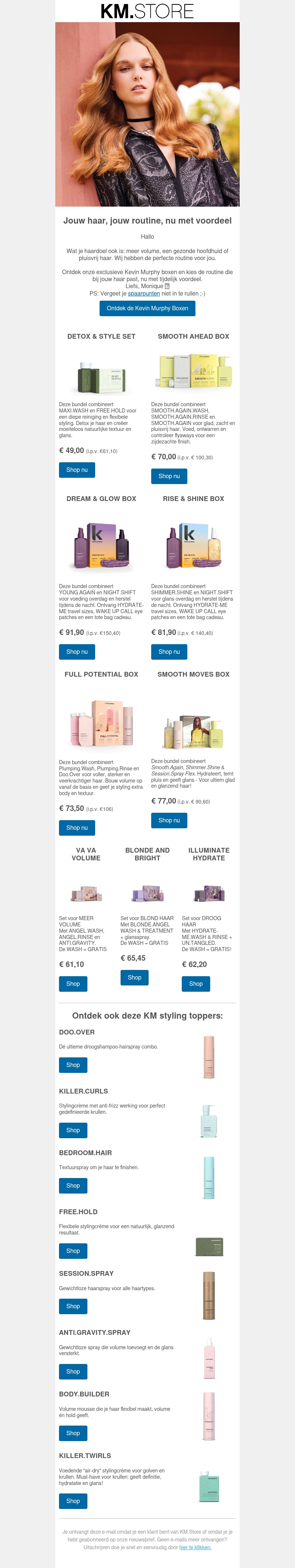 π Check onze Kevin Murphy Promoties! π Check onze Kevin Murphy Promoties!