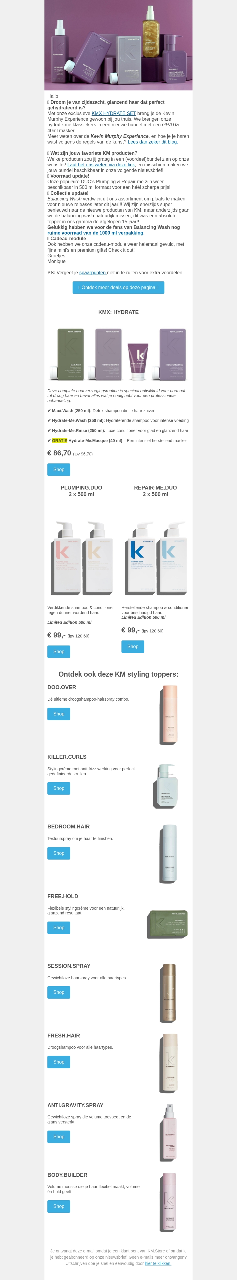 ๐ก Ontdek onze Kevin Murphy Deals ๐ก Ontdek onze Kevin Murphy Deals