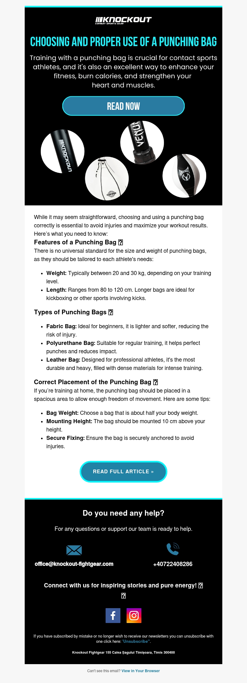 Choosing and Proper Use of a Punching Bag 🥊 Choosing and Proper Use of a Punching Bag 🥊