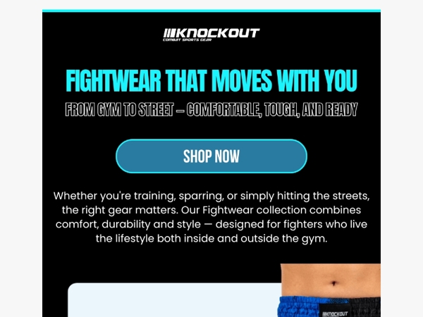 Upgrade Your Style 🥊 Your Fightwear Is Here